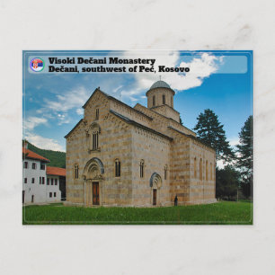 SERBIAN MONASTERIES - Visoki Dečani Monastery Postcard