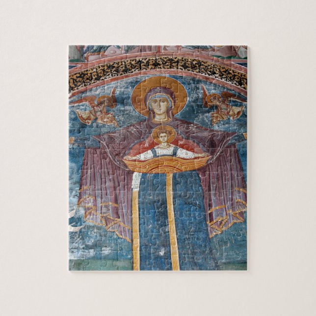 Serbian Orthodox Church, and a UNESCO site, Jigsaw Puzzle (Vertical)