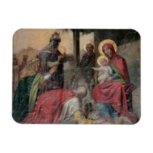 Serbian Orthodox icongraphy at Valjevo Church. - Magnet