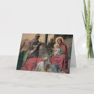 Serbian Orthodox iconography at Valjevo Church. - Card