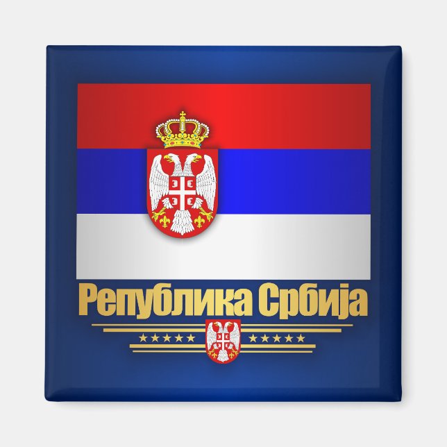 "Serbian Pride" Shirts Magnet (Front)