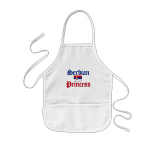 Serbian Princess Kids Apron