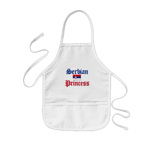Serbian Princess Kids Apron (Front)