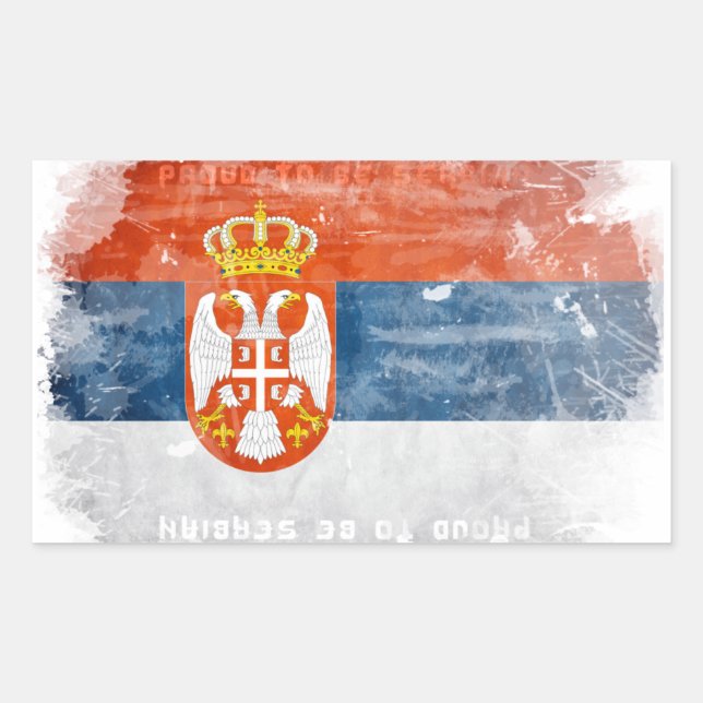 serbian sticker (Front)