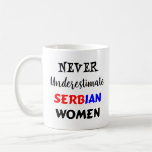 serbian women coffee mug