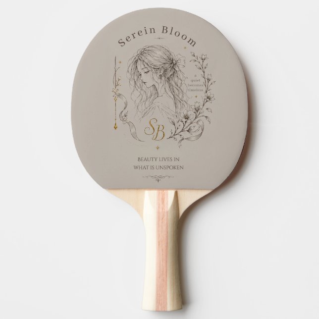 Serein Bloom Ping Pong Paddle (Front)
