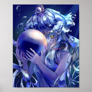 Serena, Original Character Art, Design Poster