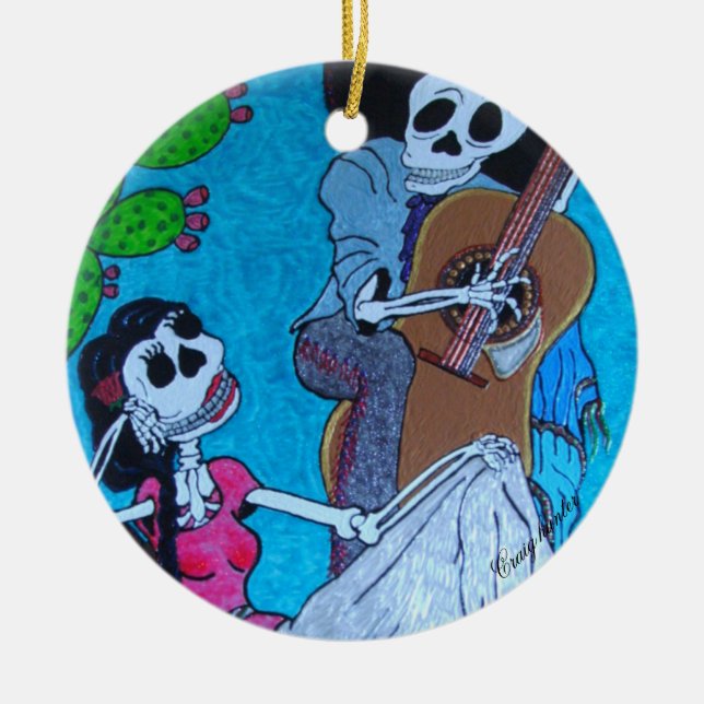 Serenade Ceramic Ornament (Front)