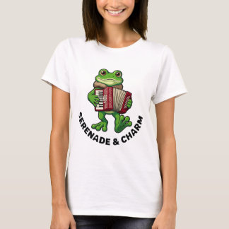 Serenade Charm Accordion Frog T-Shirt