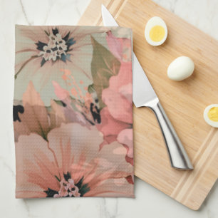 Serenade in Pastel Shadows Tea Towel