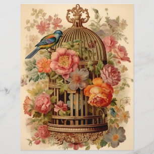 Serenade of Blooms Scrapbook Paper