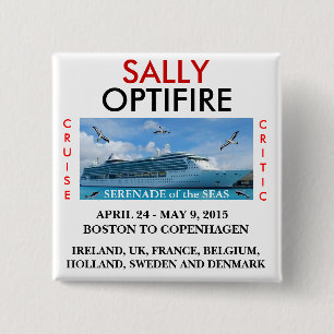 Serenade of the Seas Name Tag Button