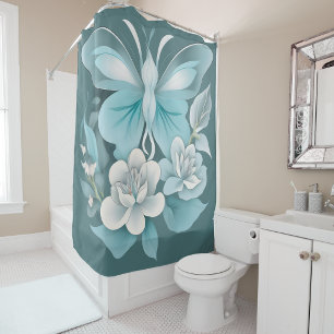 Serendipity Floral Shower Curtain