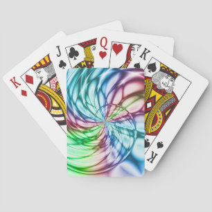 Serendipity Multicolor Fractal Art Playing Cards