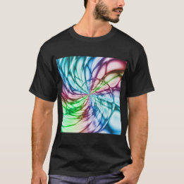 Serendipity | Multicolor Fractal Art T-Shirt
