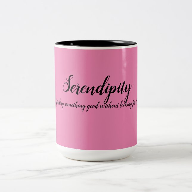 Serendipity Two-Tone Coffee Mug (Center)