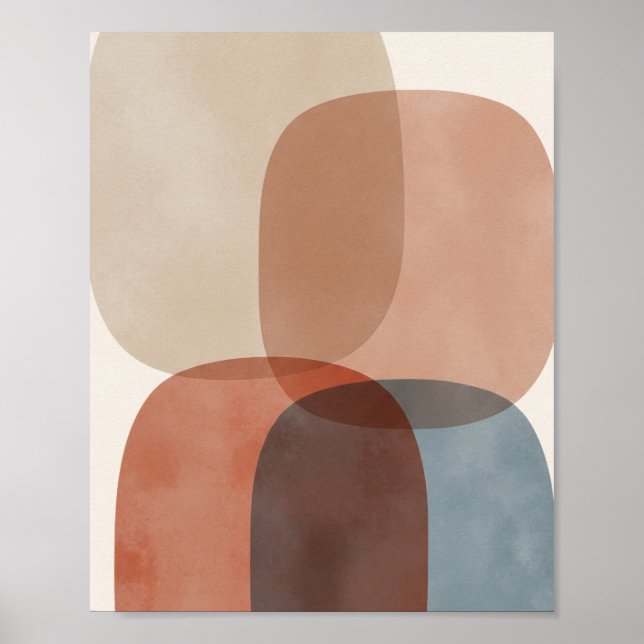 Serene Abstract Geometric Print (Front)