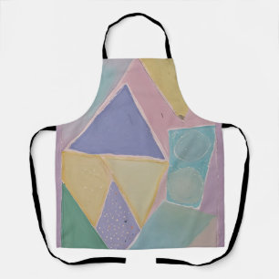 Serene Abstracts: A Pastel Dream Apron