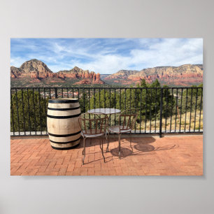 Serene Arizona Mountain Landscape Poster