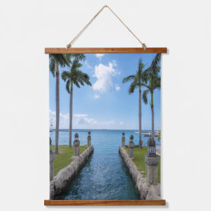 Serene Aruba Waterways Hanging Tapestry