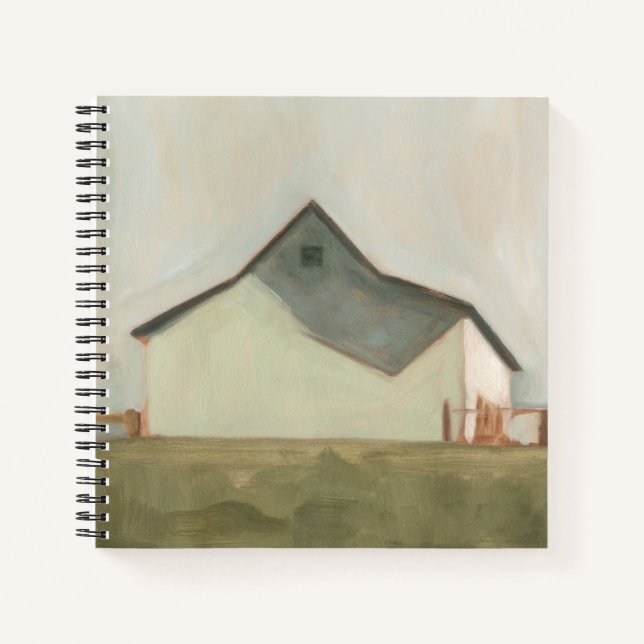 Serene Barn - Off-White Notebook (Front)
