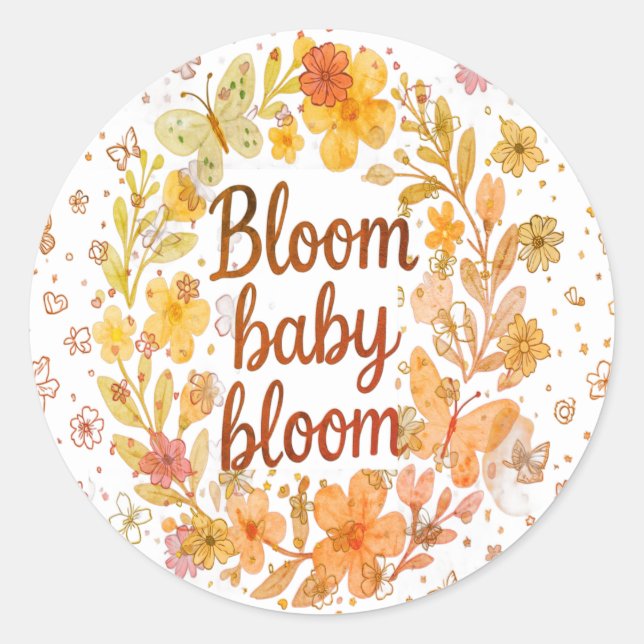 Serene Beauty - Feminine Art Sticker (Front)