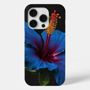 "Serene Bloom: The Beauty of Blue Hibiscus Flowers iPhone 15 Pro Case