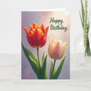Serene Blossom Birthday Card