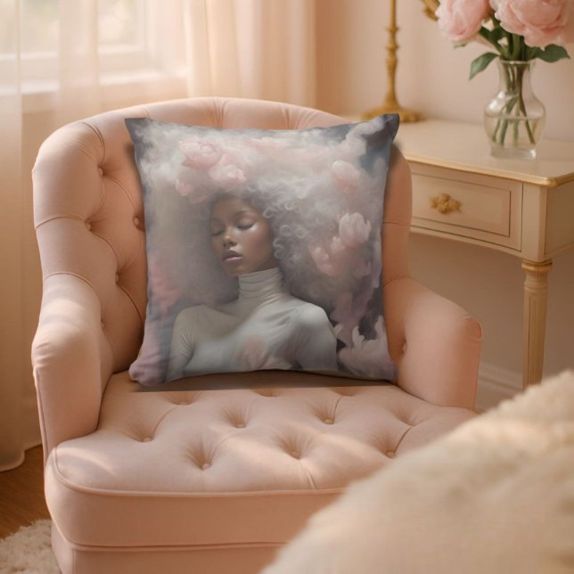 Serene Blossom Dreams - Elegant Floral  Cushion (Creator Uploaded)