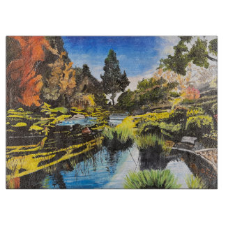 Serene Brook, by Gary Poling Cutting Board