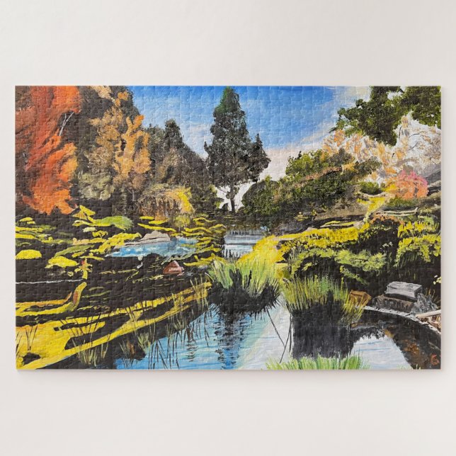 Serene Brook, by Gary Poling  Jigsaw Puzzle (Horizontal)