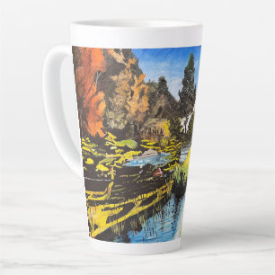 Serene Brook, by Gary Poling  Latte Mug