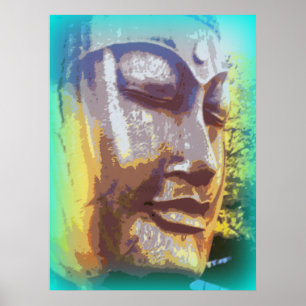 serene Buddha face Poster