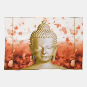 Serene Buddha kitchen towel