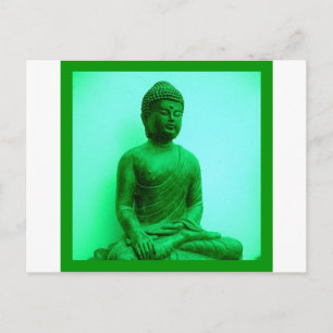 Serene Buddha meditating Postcard