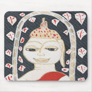 serene buddha Mouse Pad