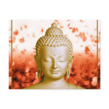 Serene Buddha postcard