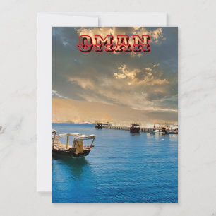 Serene coastal paradise Holiday Card