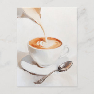 Serene Coffee Moment Postcard