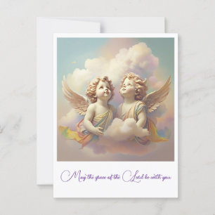 " SERENE DUO " POSTCARD