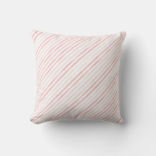 Serene Dusty Pink Stripes Cushion