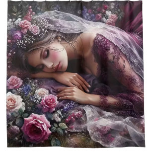 Serene Elegance Shower Curtain