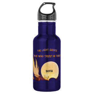 Serene Faith 18oz Blue Zen Bottle