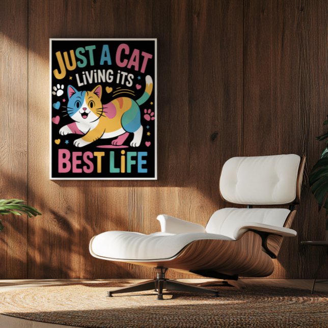 Serene Feline's Ideal Existence Poster (Creator Uploaded)