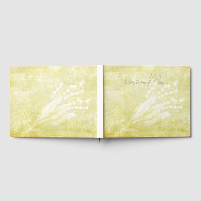  Serene Floral Loss of Mother Personalised Journal Guest Book (Full)