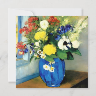 Serene Flower Vase Artwork Invitation