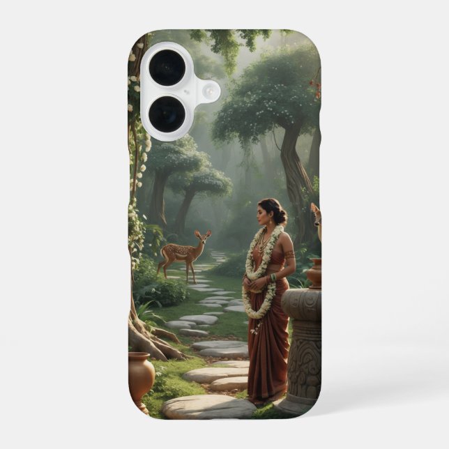 Serene Forest  iPhone 16 Case (Back)