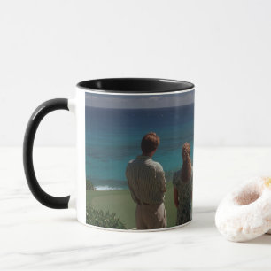 Serene Golf Course Ocean View Tropical Vacation Co Mug