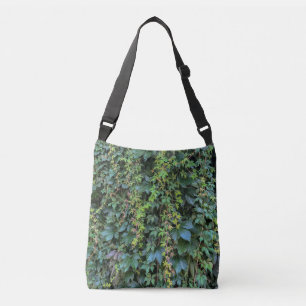 Serene Green Ivy Wall Hanging Vines Plant Leaves Crossbody Bag