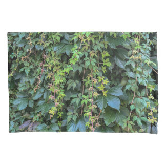 Serene Green Ivy Wall Hanging Vines Plant Leaves Pillowcase